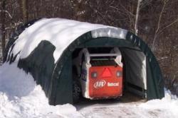 12'Wx24'Lx10'H quonset canvas garage